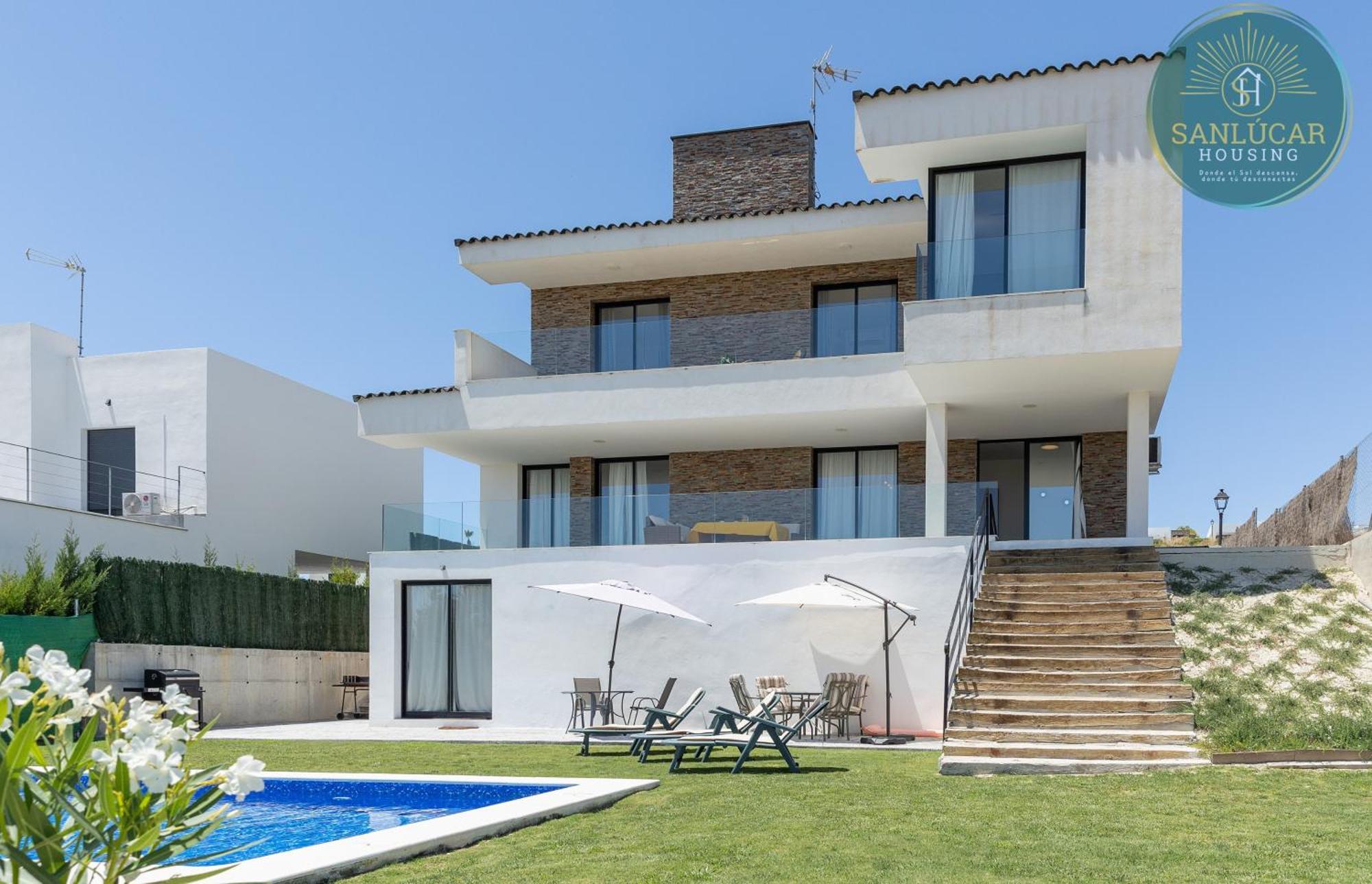 Elcano Village By Sanlucar Housing 桑卢卡尔-德巴拉梅达 外观 照片